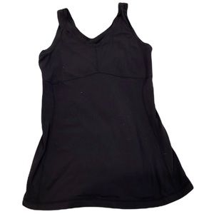 Lucy black workout tank top